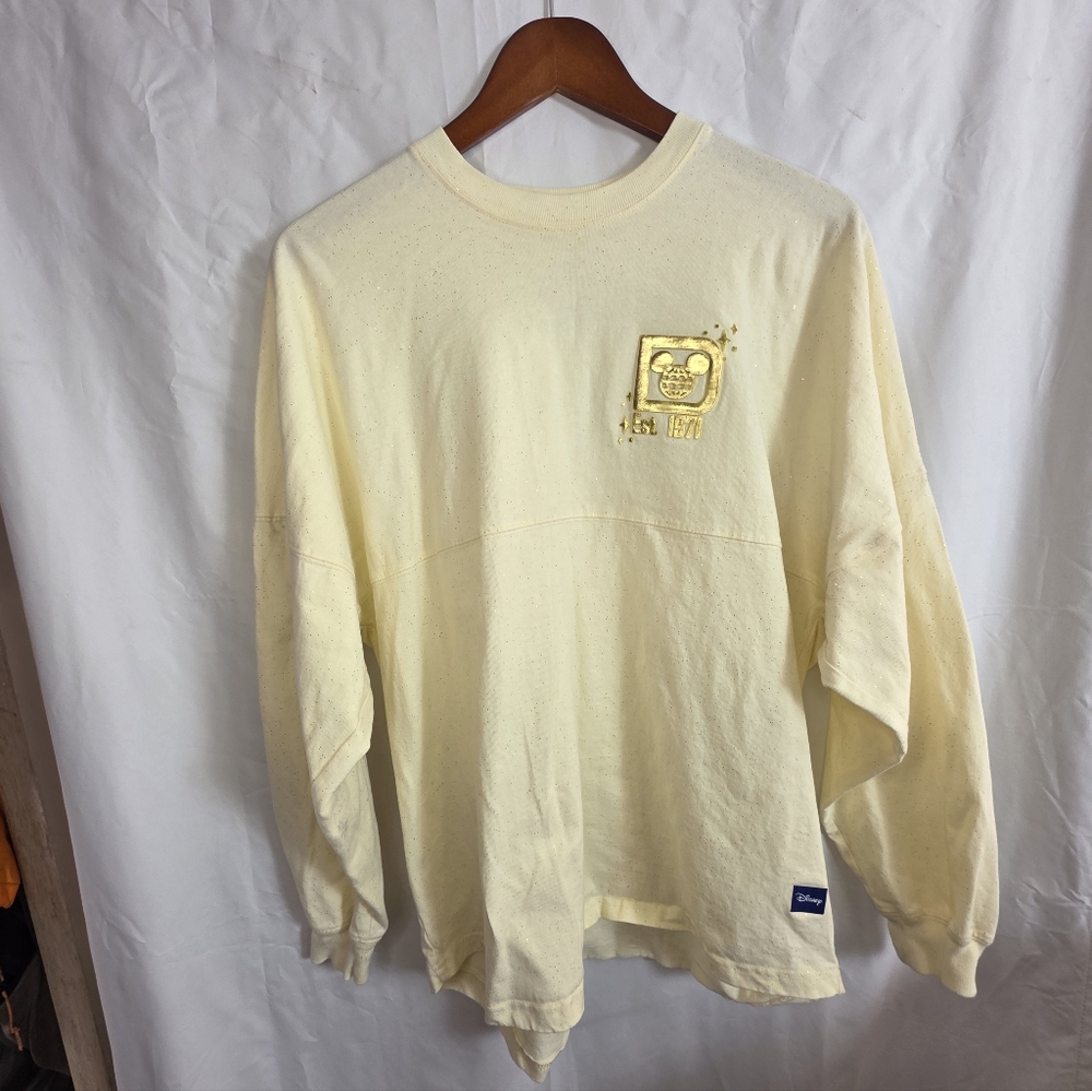 Disney Parks Spirit Jersey Walt Disney World Metallic Pixie Dust Castle Medium